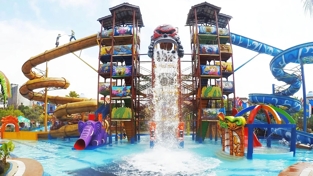 Daftar Waterbom Terbesar di Indonesia Carribean Island Waterpark Balikpapan