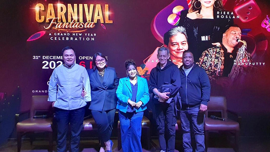 Acara Tahun Baru 2025 di Jakarta Carnival Fantasia di Grand Sahid Jaya Hotel