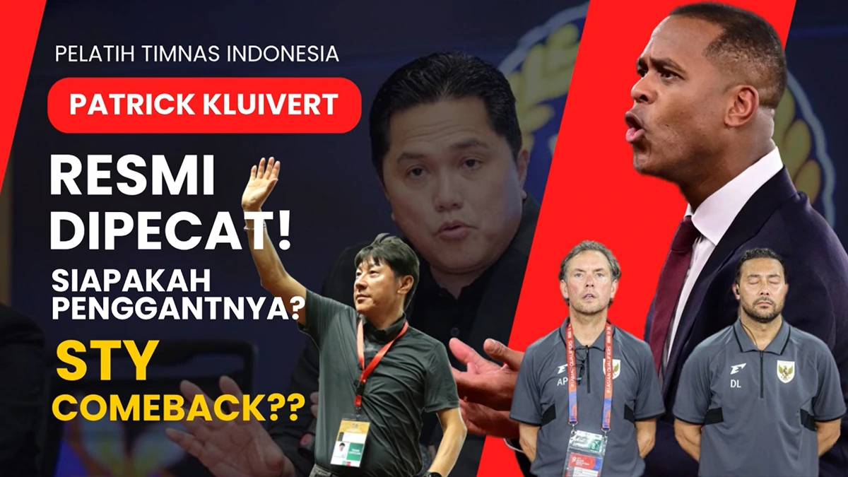 PSSI Resmi Pecat Patrick Kluivert! Apa Saja Alasannya dan Siapa Penggantinya?