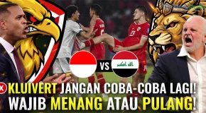 Jadwal Siaran Langsung dan Sejarah Head to Head Timnas Indonesia vs Irak