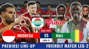 Jadwal Live Leg ke-2 Timnas U23 Indonesia vs Mali Friendly Match 18-11-2025