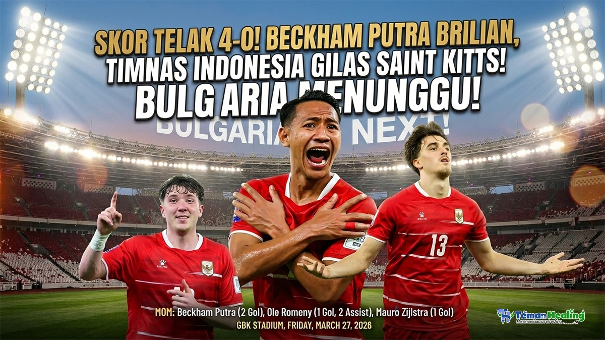 Skor Telak 4-0 Bawa Indonesia melaju ke FINAL FIFA Series 2026 melawan Bulgaria