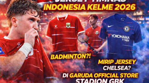 Review Jujur Jersey Timnas Indonesia Kelme 2026: Mirip Jersey Chelsea dan Badminton?