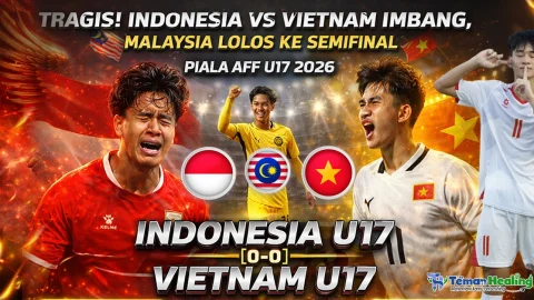 Indonesia U-17 Gagal ke Semifinal, Malaysia Justru Lolos Semifinal Piala AFF U-17 2026