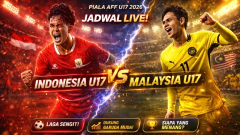 Jadwal Timnas Indonesia U-17 vs Malaysia di Piala AFF U-17 2026