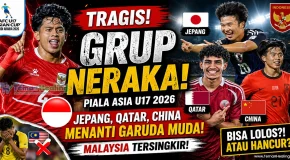 Timnas Indonesia U-17 Masuk Grup Neraka, Lawan Jepang hingga Qatar!