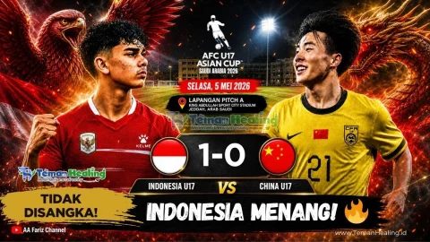 Ulasan Hasil Timnas U17 Indonesia vs China: Garuda Muda Menang 1-0 di Piala Asia U17 2026