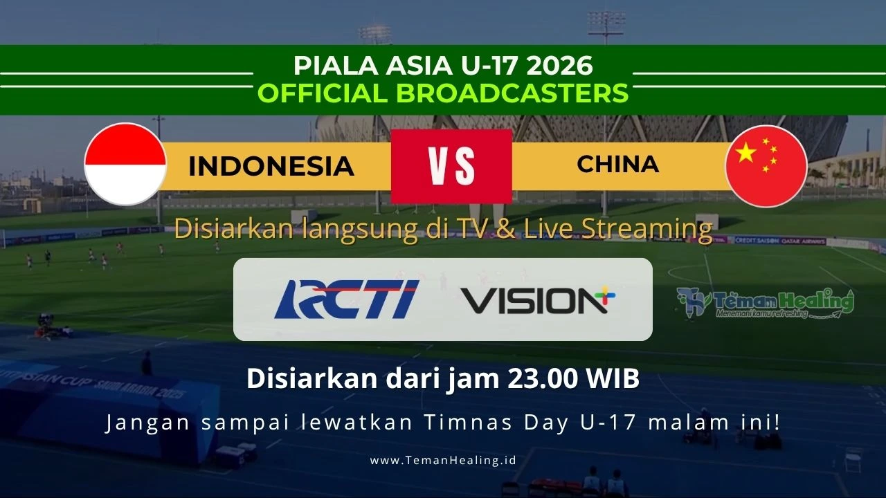 Pertandingan Disiarkan Live di RCTI dan Vision+
