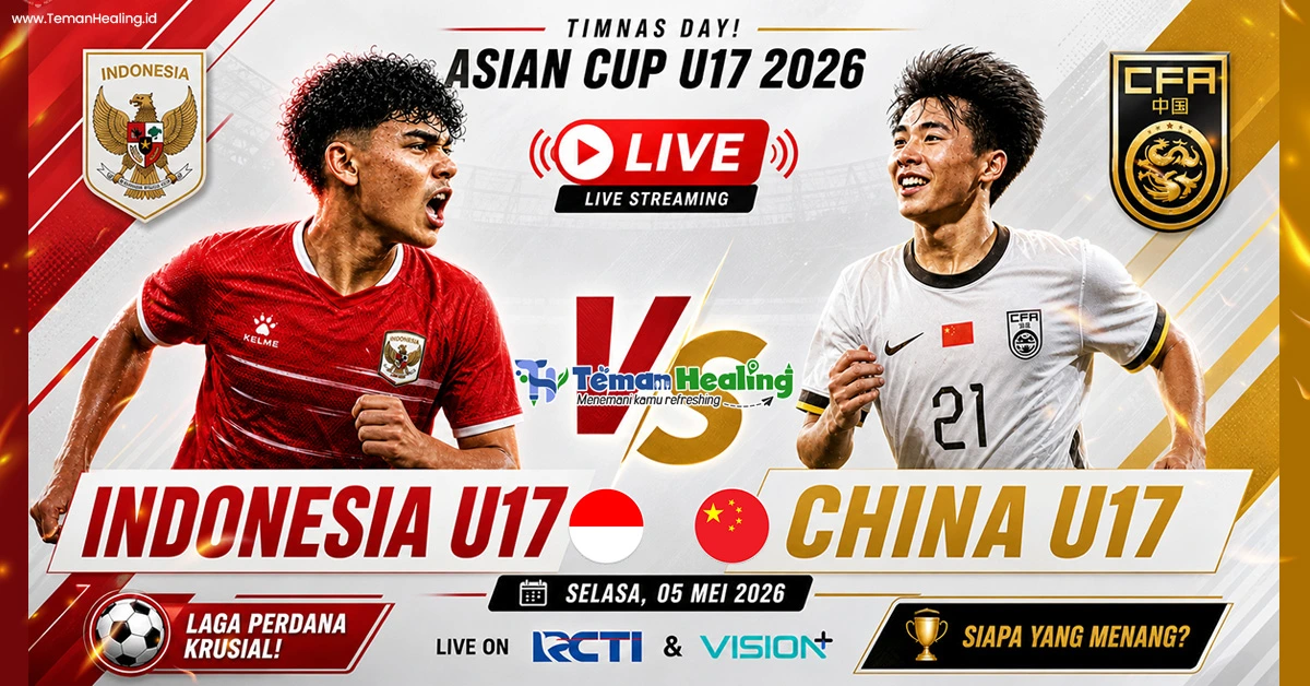 LIVE MALAM INI! Jadwal Timnas Indonesia U-17 vs China U-17 di Piala Asia U-17 2026, Siaran Dimana?