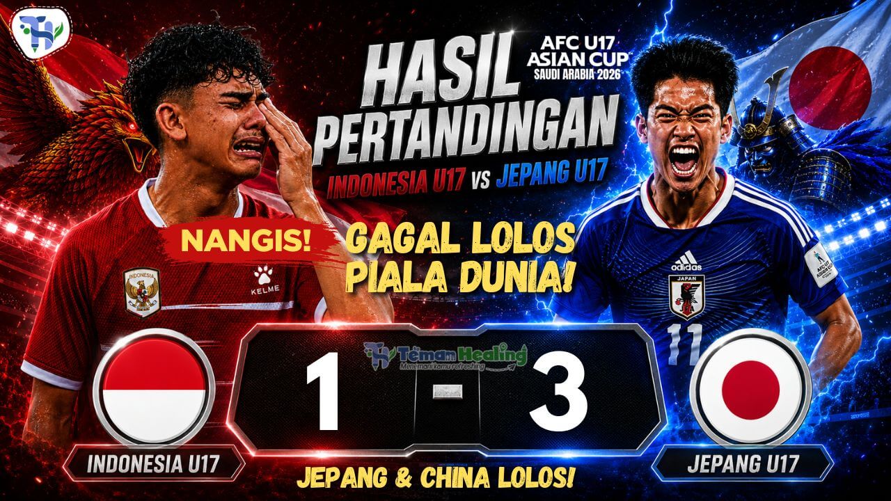 Hasil Skor Pertandingan Indonesia U17 vs Jepang U17 Piala Asia U17 2026