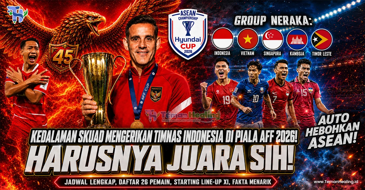 Skuad Mumpuni! Sudah Saatnya Timnas Indonesia Juara AFF 2026? Cek Regulasi, Daftar Pemain, Jadwal Lengkap, hingga Prediksi Starting XI